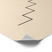 One Step at a Time – Minimalist Motivational ポスター (角)