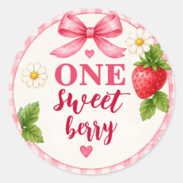 ONE Sweet Berry ストロベリー 誕生日 ステッカー