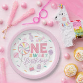 One Sweet Birthday 9" Paper Plate ペーパープレート (パーティー)