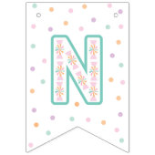 One Sweet Birthday ONE ONE ONE BANNER BUNTING バンティングフラッグ (第2の旗)