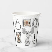 One Sweet Boy Cookie Birthday Party 紙コップ (裏面)