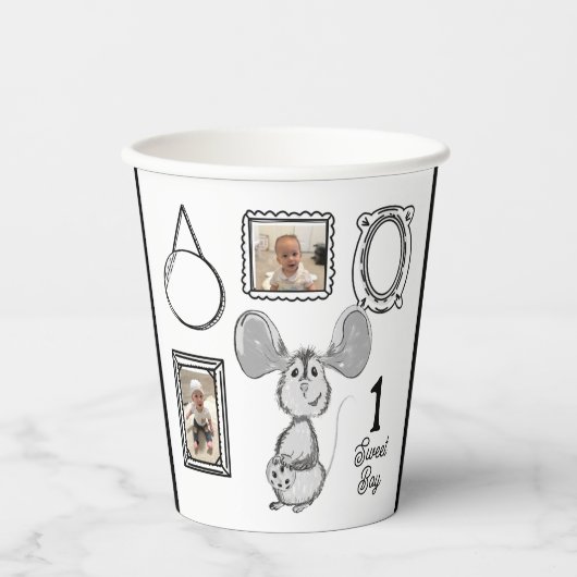 One Sweet Boy Cookie Birthday Party 紙コップ (正面)