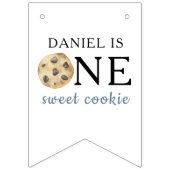 One Sweet Cookie and Milk First Birthday バンティングフラッグ (第2の旗)