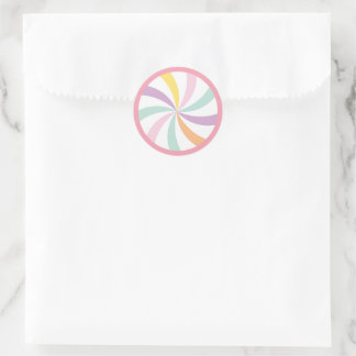 One Sweet First Birthday favor bag Sticker  ラウンドシール
