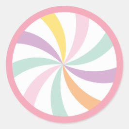 One Sweet First Birthday favor bag Sticker  ラウンドシール