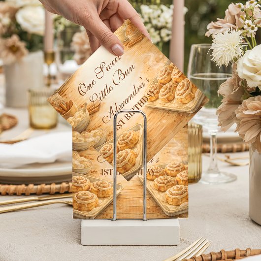 One Sweet Little Bun First Birthday スタンダードカクテルナプキン