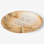 One Sweet Little Bun First Birthday ペーパープレート (アングル)