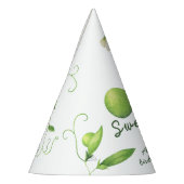 One Sweet Pea First Birthday パーティーハット (左)