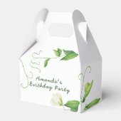 One Sweet Pea First Birthday フェイバーボックス (裏面サイド)