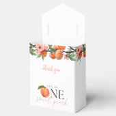 One Sweet Peach 1歳の誕生日 フェイバーボックス (オープン)