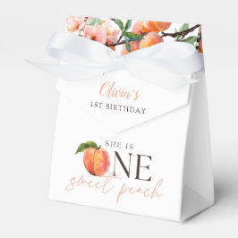 One Sweet Peach 1歳の誕生日  フェイバーボックス