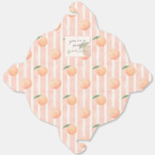 One Sweet Peach Baby Shower Favor Box フェイバーボックス (見開き)