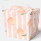 One Sweet Peach Baby Shower Favor Box フェイバーボックス (裏面)