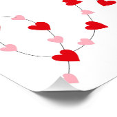 One Sweet Valentine First Birthday Decorations ポスター (コーナー)