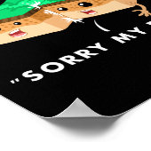 One Tectonic Plate Bumped Into Another T Shirt  ポスター (角)