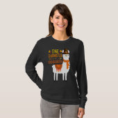 One Thankful kindergarten Teacher Llama Thanksgivi Tシャツ (正面フル)