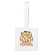 One Thankful Science先生Groovy Thanksgiving R キューブオーナメント (正面)