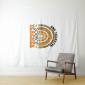 One Thankful Science先生Groovy Thanksgiving R タペストリー (インサイチュ(横))