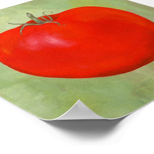 One Tomato Painting print ポスター (角)