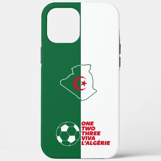 One, two, three viva l'Algérie IPhone case Case-Mate iPhoneケース (裏面)