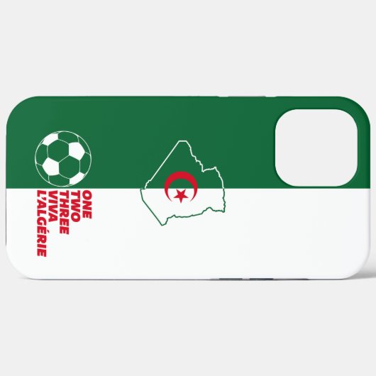 One, two, three viva l'Algérie IPhone case Case-Mate iPhoneケース (裏面 (横))
