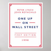 One Up On Wall Street - Peter Lynch ポスター (正面)
