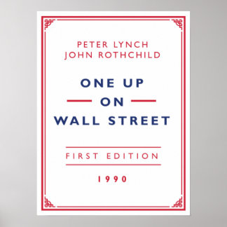 One Up On Wall Street - Peter Lynch ポスター