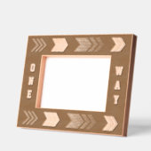 One Way Etched Wooden Frame Engraved Frames レーザー彫刻フレーム (左)