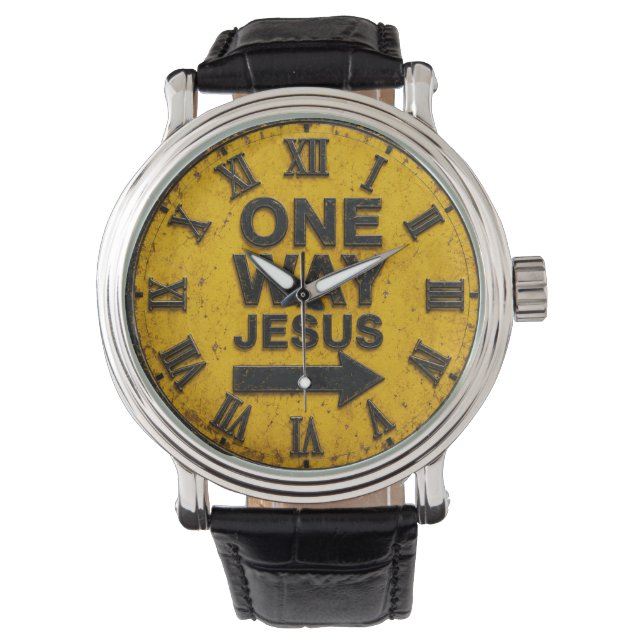One Way Jesus  腕時計 (正面)
