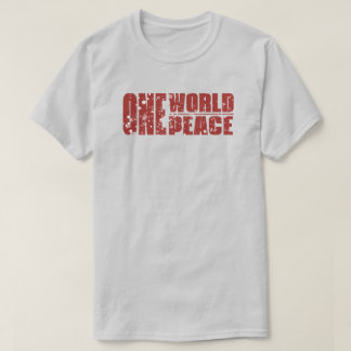 One World Peace T Shirt Tシャツ