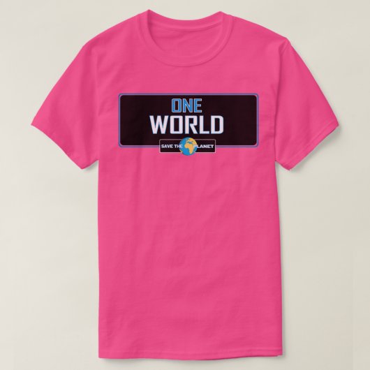 One World Tシャツ (デザイン正面)