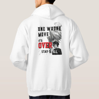 One Wrong Move - Dark HAnime Graphic Hoodie  パーカ