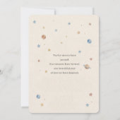 One Year Around The Sun 1st Birthday Invitation 招待状 (裏面)