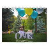 ONE YEAR OLD "YOUR BABY NAME" 12-Month  カレンダー (カバー)