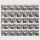 OneAntlerDeer.jpg ラッピングペーパー (フラット)