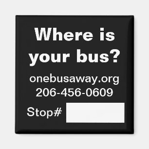 OneBusAwayの昇進の磁石 マグネット
