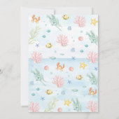 Oneder the Seaパーティータイムカプセルメッセージカード サンキューカード (裏面)