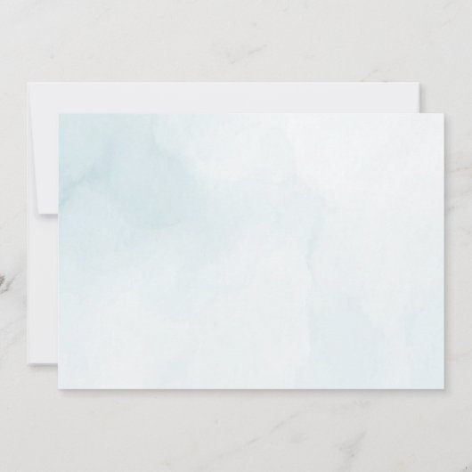 Oneder The Sea海動物1st誕生日の写真 招待状 (裏面)