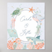 Oneder the Sea な海のカード&ギフト ポスター (正面)