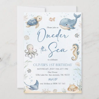 Oneder The Sea オーシャンアニマル 招待状