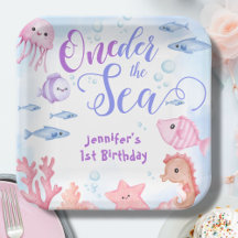 ONEder The Sea! 海の生き物が可愛い1歳の誕生日女の子