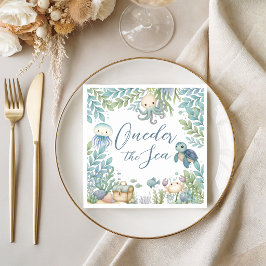 Oneder the Sea 誕生日パーティー用ナプキン スタンダードカクテルナプキン