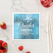 Oneder The Sea 1歳の誕生日  スタンダードカクテルナプキン (インサイチュ)