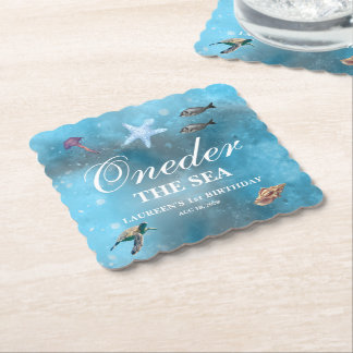 Oneder The Sea 1st バースデー ペーパーコースター