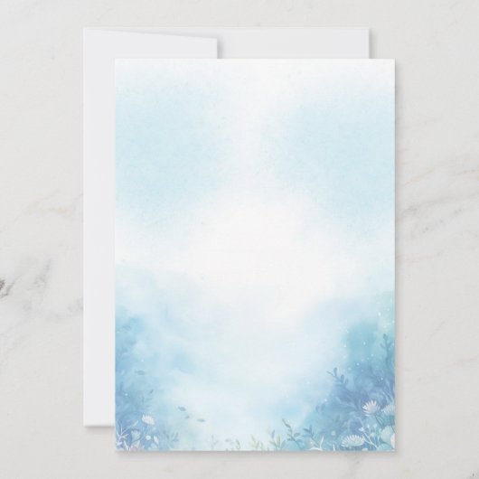 Oneder The Sea 1st Birthday Invitation 招待状 (裏面)