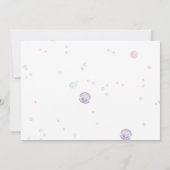 Oneder The Sea 1st Birthday Photo 招待状 (裏面)