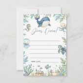 Oneder the Sea Birthday Time Capsule 招待状 (正面)