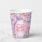 Oneder The Sea Flower Glitter Mermaid Tail  紙コップ (正面)
