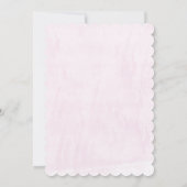 Oneder the Sea Little Mermaid 1st誕生日 招待状 (裏面)