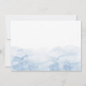 Oneder The Sea Mermaid 1st Birthdayパーティー写真 招待状 (裏面)